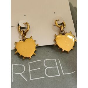 REBL Studded Hearts Earrings